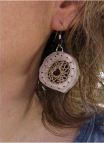 deerhorn dreamcatcher earrings 20.00