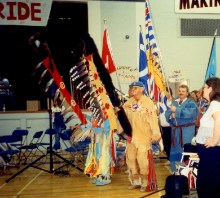 Grand Entry 1999 Powwow Delview Secondary High School Delta BC