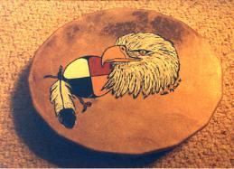 Eagle Drum ( $350) with 4 directions