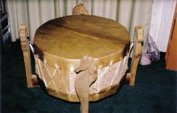 powwow drum ( $1200.00 with stand )